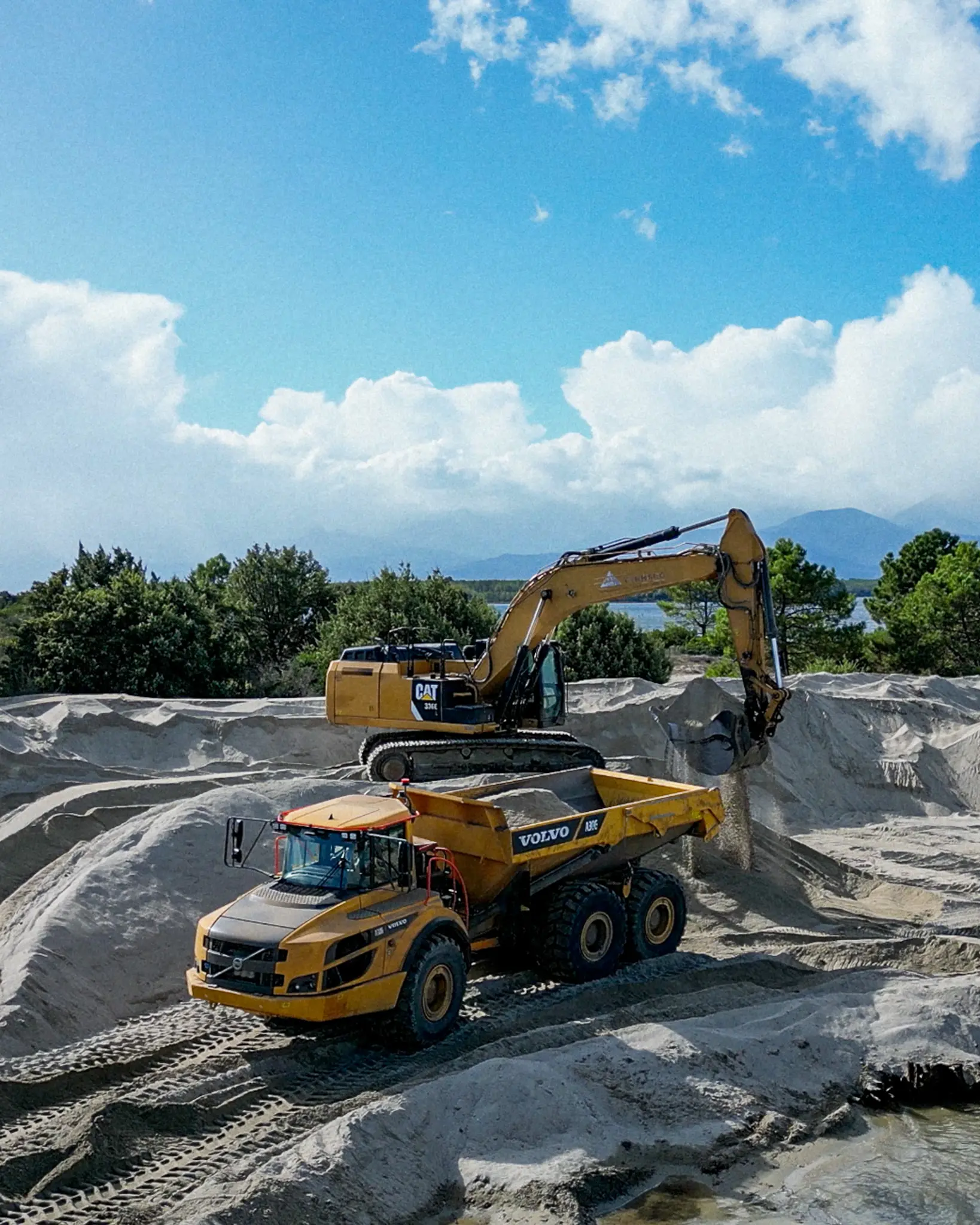 Chantier de terrassement du Groupe Brandizi